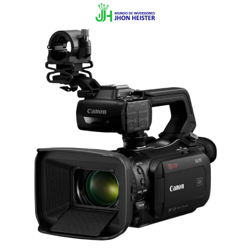Filmadora canon XA70 UHD 4K30 con enfoque automático de doble píxel - con Función de Streaming en Vivo