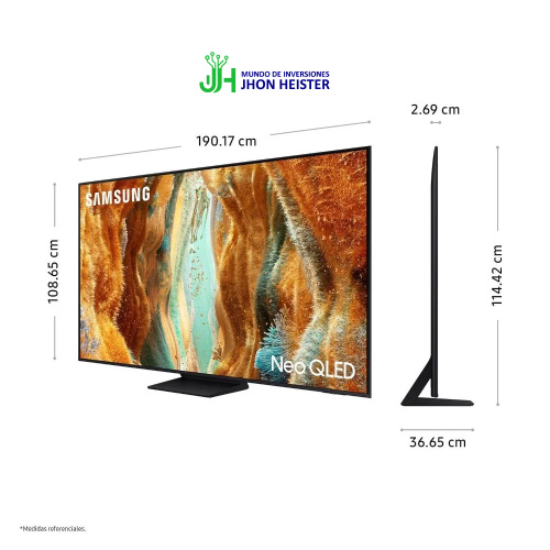 Televisor Samsung 85" QN70F Vision AI SmartTV(2025) Neo QLED Tizen 8.0 UHD 4K - Imagen 2