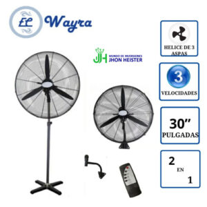VENTILADOR INDUSTRIAL WAYRA 30 PULGADAS